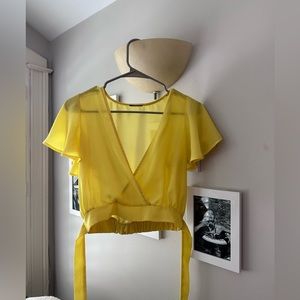 Flowy Yellow Top